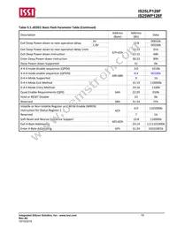 IS25LP128F-JLLE Datasheet Page 19