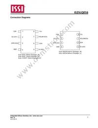 IS25LQ016-JBLE Datasheet Page 3