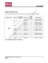 IS25LQ016-JBLE Datasheet Page 6