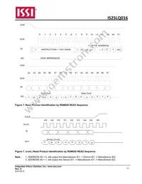 IS25LQ016-JBLE Datasheet Page 17