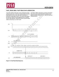 IS25LQ016-JBLE Datasheet Page 22