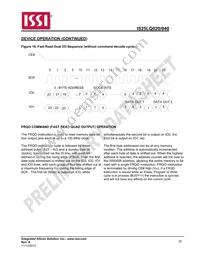 IS25LQ040-JBLE Datasheet Page 22