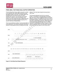 IS25LQ080-JNLE-TR Datasheet Page 23