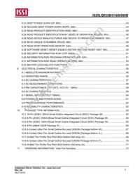 IS25LQ080B-JNLE-TR Datasheet Page 5