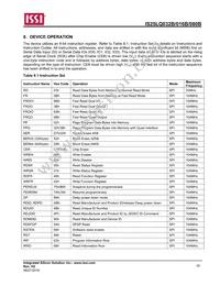 IS25LQ080B-JNLE-TR Datasheet Page 19