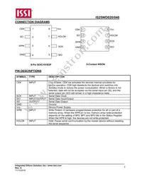 IS25WD040-JVLE-TR Datasheet Page 2