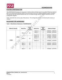 IS25WD040-JVLE-TR Datasheet Page 6