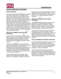 IS25WD040-JVLE-TR Datasheet Page 21