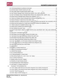 IS25WP016-JMLE Datasheet Page 5