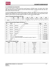 IS25WP016-JMLE Datasheet Page 20