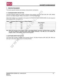 IS25WP016-JMLE Datasheet Page 22
