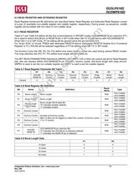 IS25WP016D-JLLE Datasheet Page 19