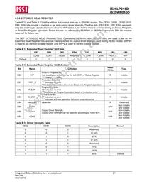 IS25WP016D-JLLE Datasheet Page 21