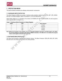 IS25WP032-JBLE Datasheet Page 23