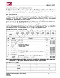 IS25WP064A-RMLE-TR Datasheet Page 19