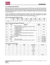 IS25WP064A-RMLE-TR Datasheet Page 21