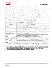 IS25WP064A-RMLE-TR Datasheet Page 22