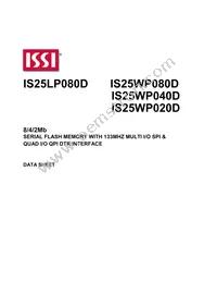 IS25WP080D-JKLE-TR Datasheet Cover