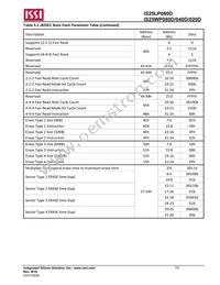 IS25WP080D-JKLE-TR Datasheet Page 15