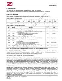IS25WP128-RHLE-TR Datasheet Page 15