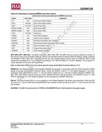 IS25WP128-RHLE-TR Datasheet Page 16