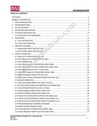 IS25WQ040-JVLE-TR Datasheet Page 3