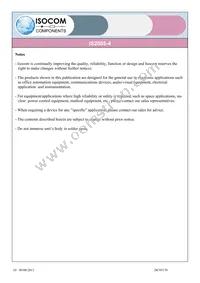 IS2805-4 Datasheet Page 10