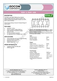IS281-4 Datasheet Cover