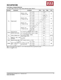 IS31AP2010B-UTLS2-TR Datasheet Page 5