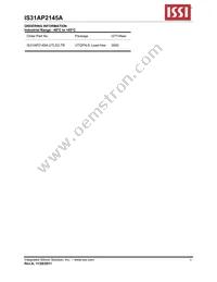 IS31AP2145A-UTLS2-TR Datasheet Page 4