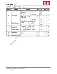 IS31AP2145A-UTLS2-TR Datasheet Page 6