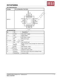 IS31AP4088A-QFLS2-TR Datasheet Page 2