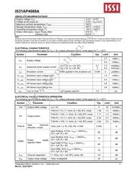 IS31AP4088A-QFLS2-TR Datasheet Page 4
