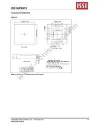 IS31AP4915-QFLS2-TR Datasheet Page 10