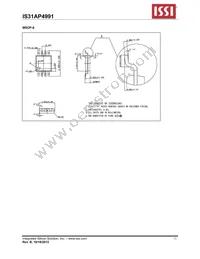 IS31AP4991-SLS2-TR Datasheet Page 11