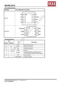 IS31BL3212-DLS2-TR Datasheet Page 2