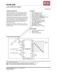 IS31BL3229-QFLS2-TR Datasheet Cover