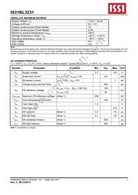 IS31BL3231-DLS2-TR Datasheet Page 5