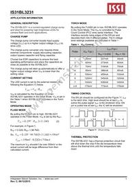 IS31BL3231-DLS2-TR Datasheet Page 9