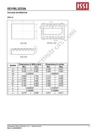 IS31BL3233A-DLS2-TR Datasheet Page 13