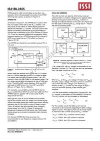 IS31BL3555-ZLS4 Datasheet Page 19