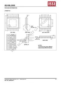 IS31BL3555-ZLS4 Datasheet Page 23