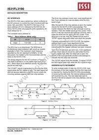 IS31FL3190-UTLS2-TR Datasheet Page 6