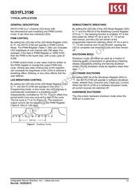 IS31FL3190-UTLS2-TR Datasheet Page 12