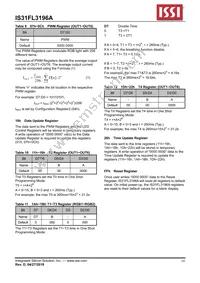 IS31FL3196A-QFLS2-TR Datasheet Page 10