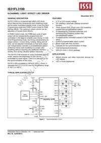 IS31FL3199-QFLS2-TR Datasheet Cover