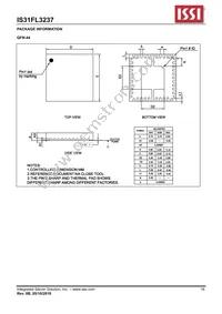 IS31FL3237-QFLS4-TR Datasheet Page 16