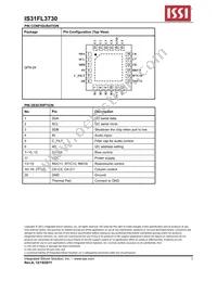 IS31FL3730-QFLS2-TR Datasheet Page 3