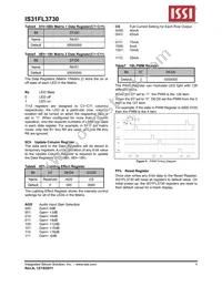 IS31FL3730-QFLS2-TR Datasheet Page 9