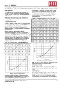 IS31FL3731C-SALS2 Datasheet Page 16